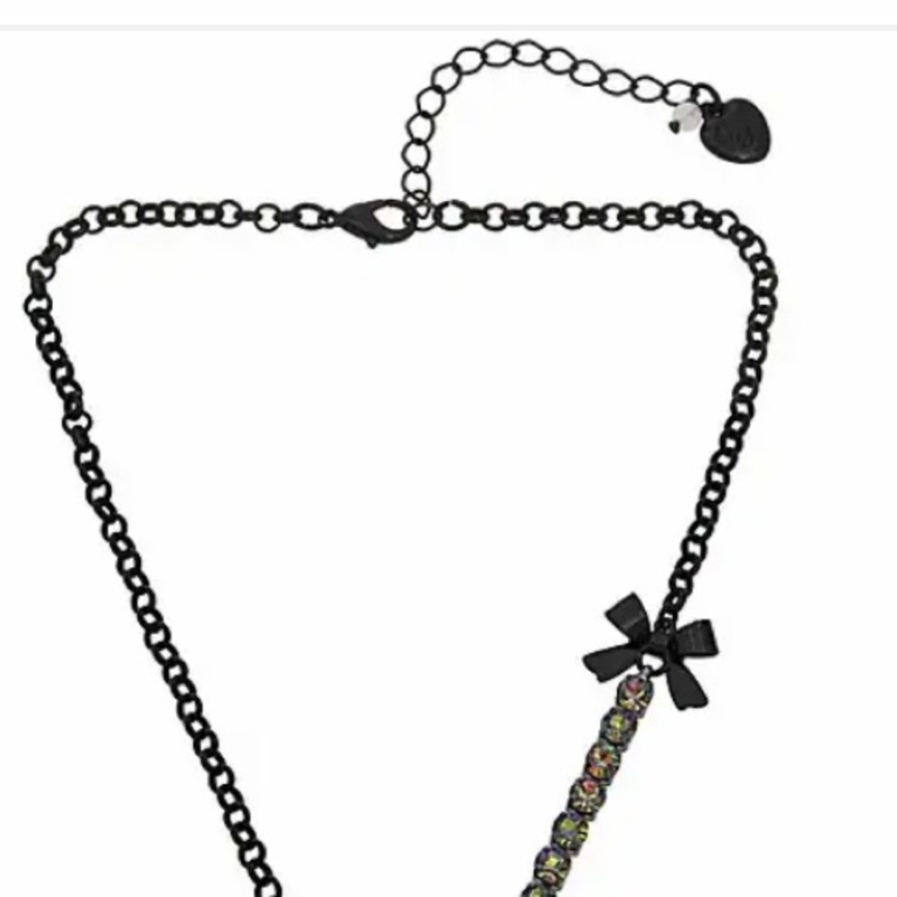Betsey Johnson Halloween Cat Pendant Necklace - Picture 6 of 7